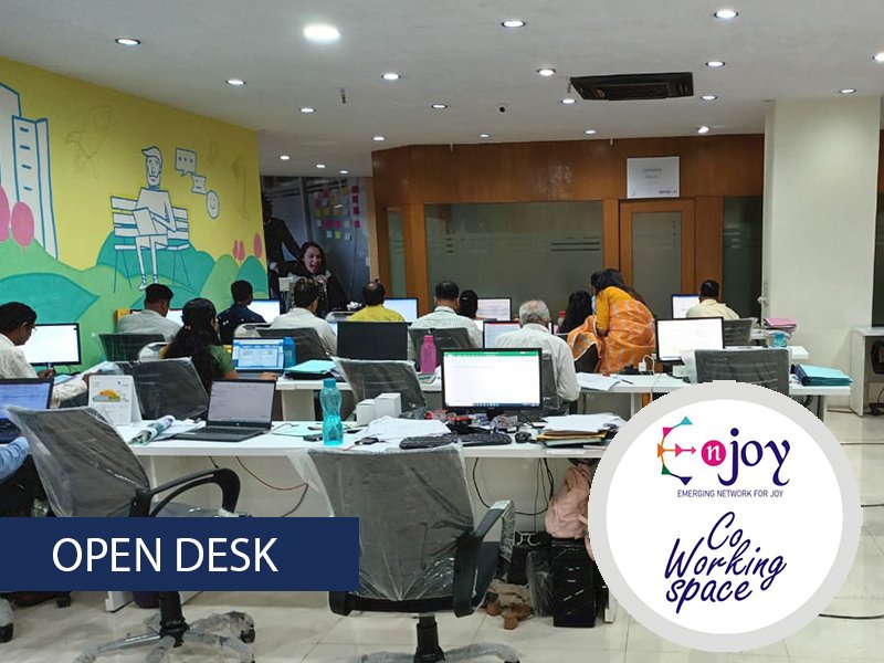 Open Desk At Enjoy co working Space