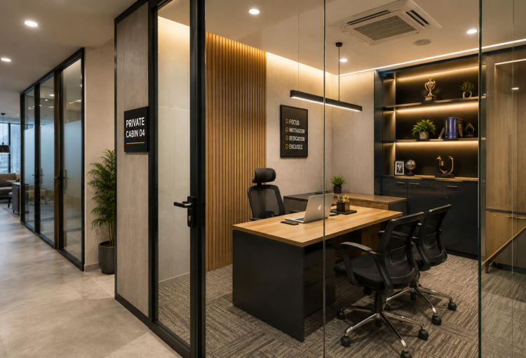 private cabin space in Navi Mumbai modern office