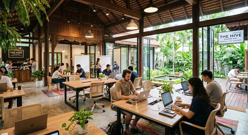 coworking space in Thailand modern workspace