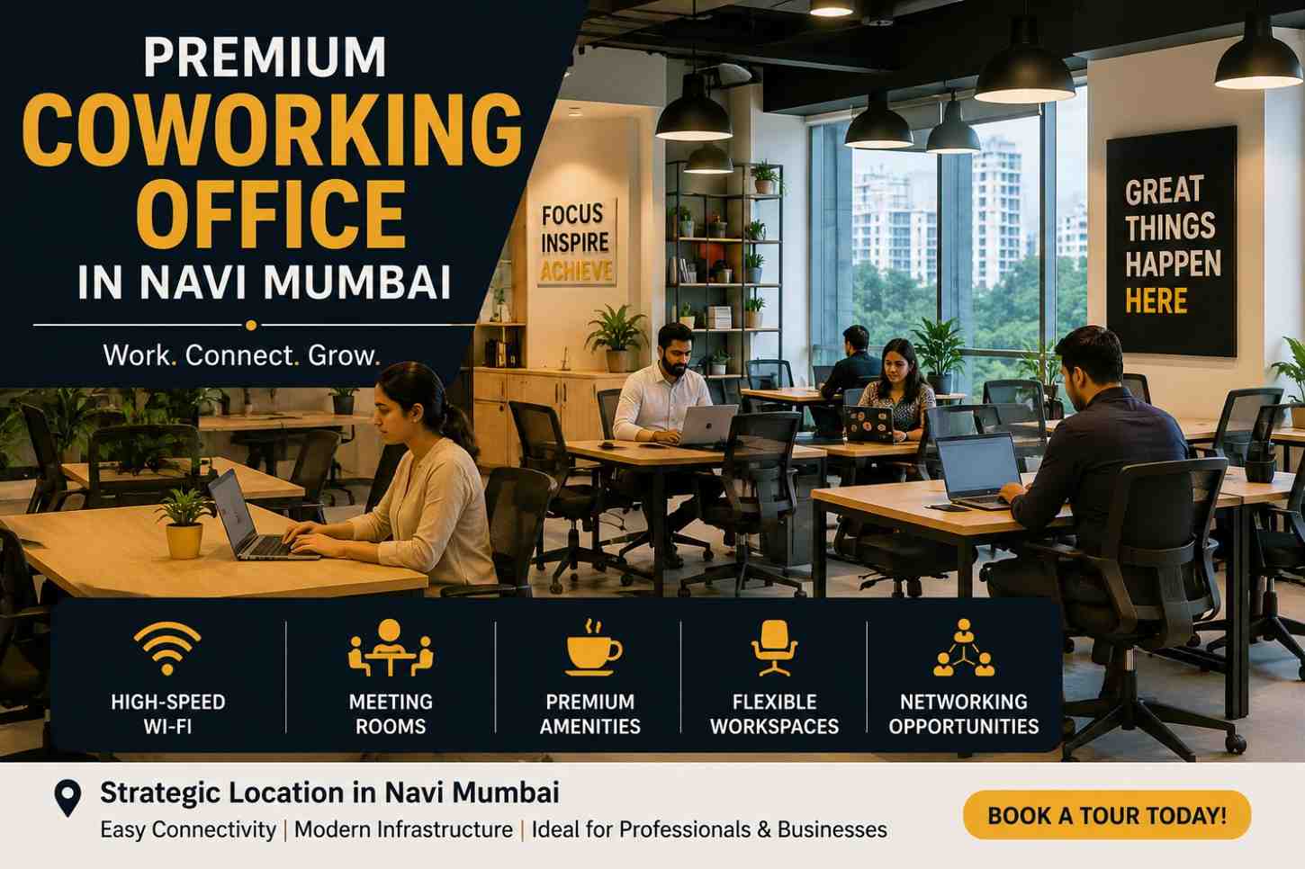 The best Professional coworking office in Navi Mumbai
