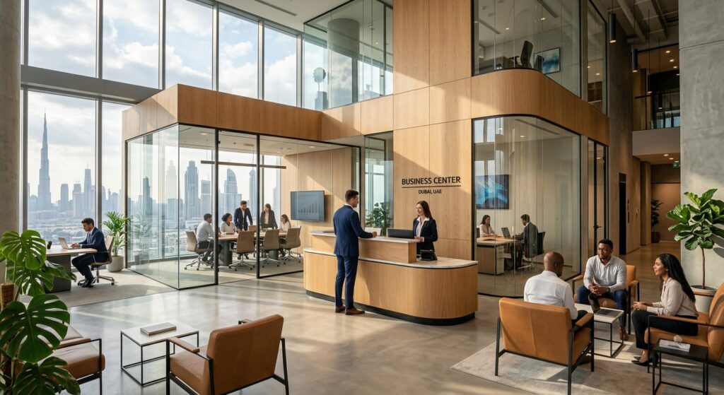 business center in Dubai modern office
